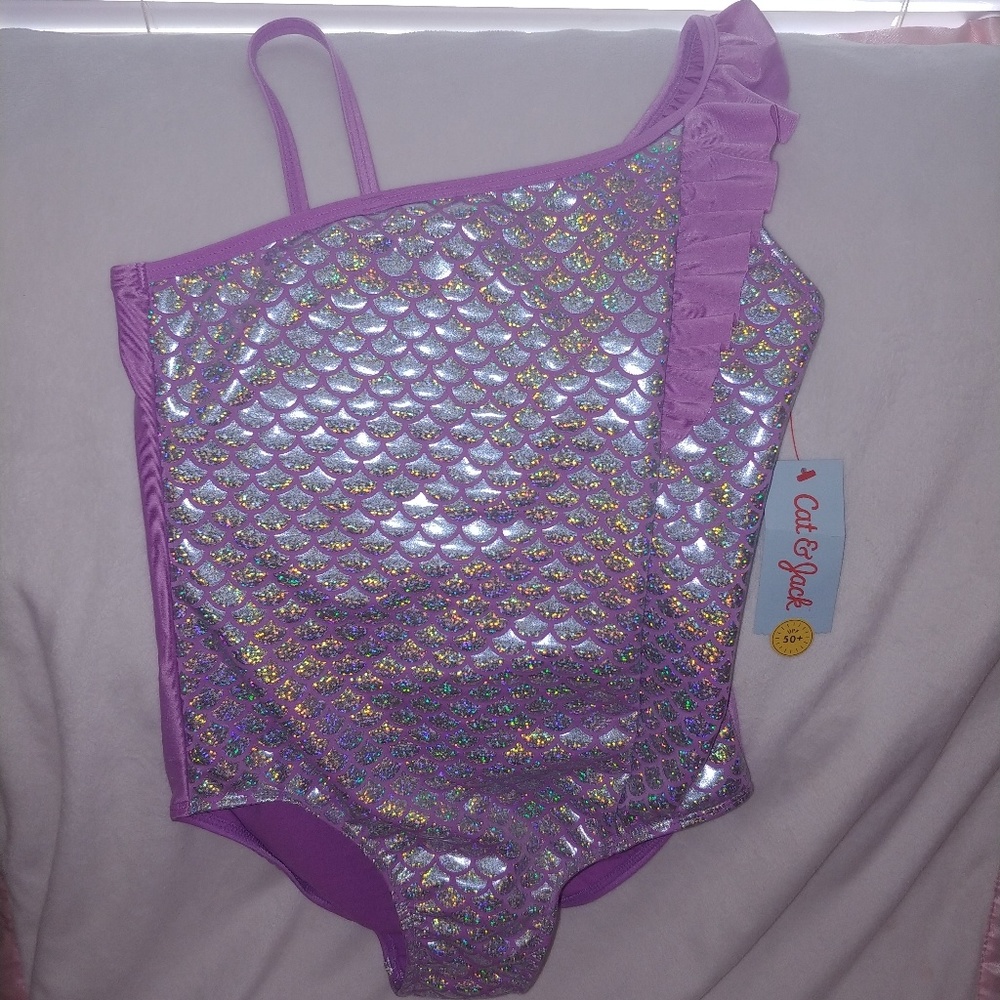 Cat and Jack Mermaid Swimsuit (New with Tags)